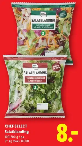 Lidl CHEF SELECT Salatblanding tilbud