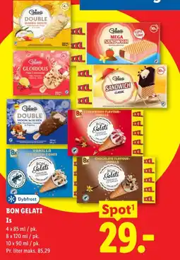 Lidl BON GELATI Is tilbud