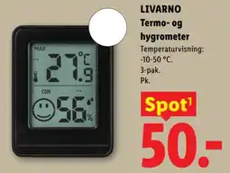 Lidl LIVARNO Termo-og hygrometer tilbud
