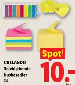 Lidl CRELANDO Selvklæbende huskesedler tilbud
