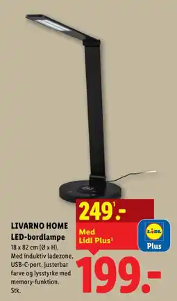 Lidl LIVARNO HOME LED-bordlampe tilbud