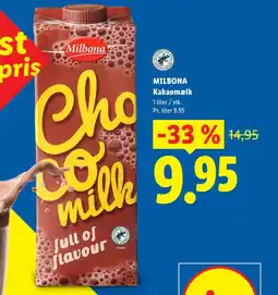 Lidl MILBONA Kakaomælk tilbud