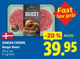 Lidl DANISH CROWN Burger Boost tilbud