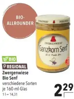 Citti Zwergenwiese Bio Senf tilbud