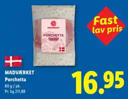 Lidl MADVÆRKET Porchetta tilbud