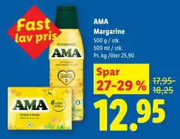 Lidl AMA Margarine tilbud