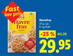 Lidl Havrefras tilbud