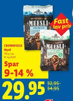Lidl CROWNFIELD Mysli tilbud