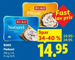 Lidl BUKO Flødeost tilbud