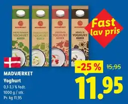 Lidl MADVÆRKET Yoghurt tilbud