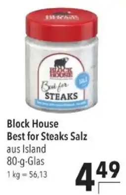 Citti Block House Best for Steaks Salz tilbud