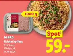 Lidl DANPO Hakket kylling tilbud