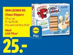Lidl DEN LEENDE KO Cheez Dippers tilbud