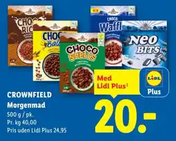 Lidl CROWNFIELD Morgenmad tilbud