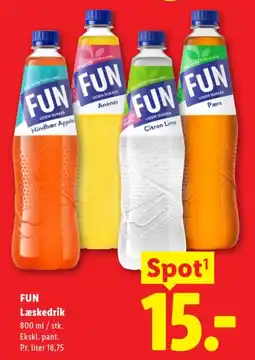 Lidl FUN Læskedrik tilbud