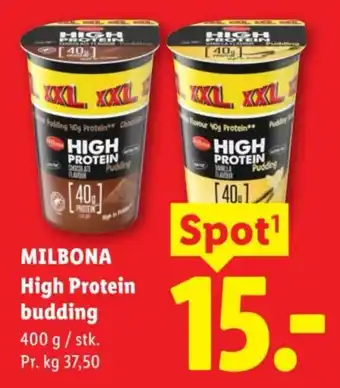 Lidl MILBONA High Protein budding tilbud