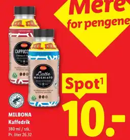 Lidl MILBONA Kaffedrik tilbud