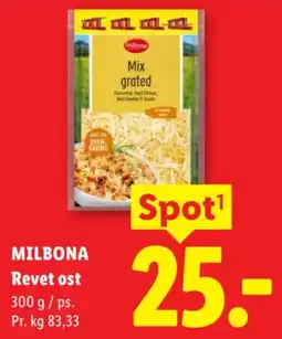 Lidl MILBONA Revet ost tilbud