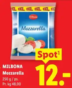 Lidl MILBONA Mozzarella tilbud