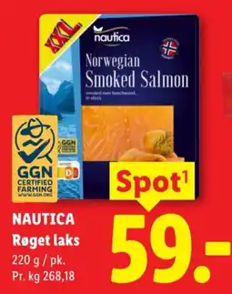 Lidl NAUTICA Røget laks tilbud