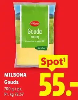 Lidl MILBONA Gouda tilbud