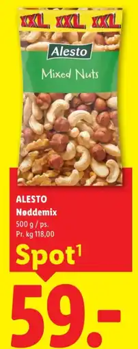 Lidl ALESTO Nøddemix tilbud