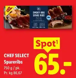 Lidl CHEF SELECT Spareribs tilbud