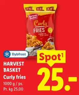Lidl HARVEST BASKET Curly fries tilbud