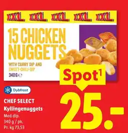 Lidl CHEF SELECT Kyllingenuggets tilbud