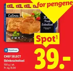 Lidl CHEF SELECT Skinkeschnitzel tilbud