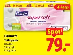Lidl FLORALYS Toiletpapir tilbud