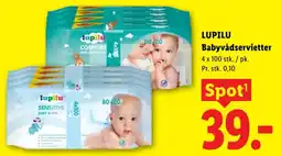 Lidl LUPILU Babyvådservietter tilbud