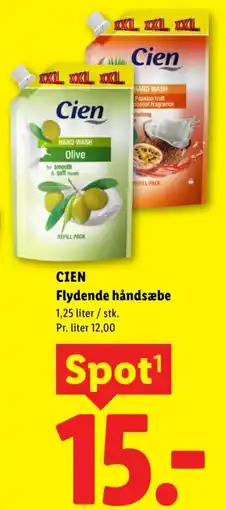 Lidl CIEN Flydende håndsæbe tilbud