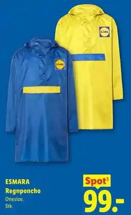 Lidl ESMARA Regnponcho tilbud