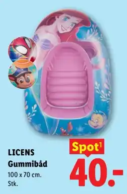Lidl LICENS Gummibåd tilbud