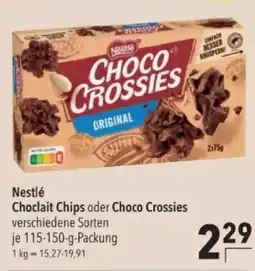 Citti NESTLÉ Choclait chips oder Choco crossies tilbud