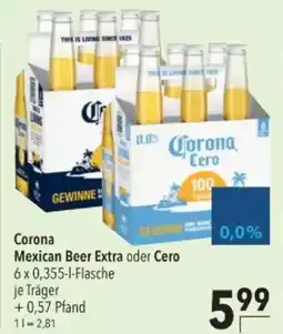Citti CORONA Mexican beer extra oder cero tilbud