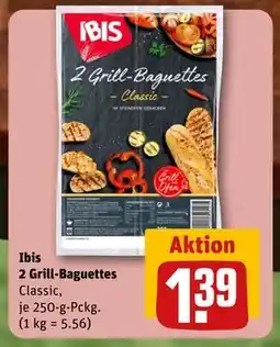 REWE DE Ibis 2 Grill-Baguettes Classic, EUR 1.39 tilbud