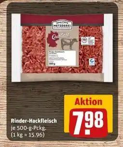 REWE DE Rinder-Hackfleisch, EUR 7.98 tilbud