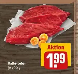 REWE DE Kalbs-Leber, EUR 1.99 tilbud
