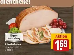 REWE DE Schweinebraten, EUR 1.69 tilbud