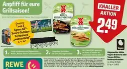 REWE DE Rügenwalder Mühle Vegane Bratwurst oder Vegane Mühlen Rostbratwürstchen, EUR 2.49 tilbud