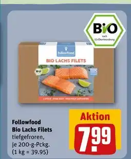 REWE DE Followfood Bio Lachs Filets, EUR 7.99 tilbud