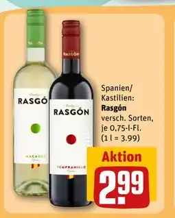 REWE DE Rasgón, EUR 2.99 tilbud