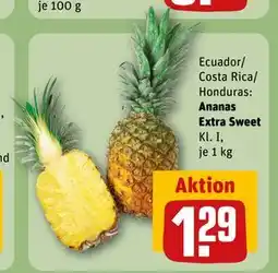 REWE DE Ananas Extra Sweet, EUR 1.29 tilbud