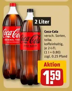 REWE DE Coca-Cola, EUR 1.59 tilbud