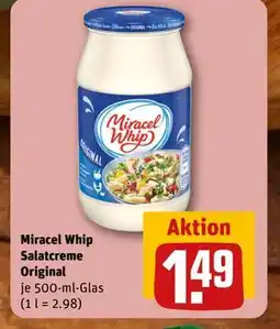 REWE DE Miracel Whip Salatcreme Original, EUR 1.49 tilbud