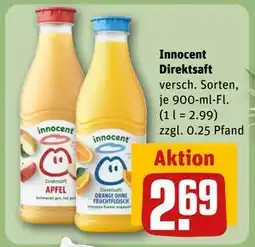 REWE DE Innocent Direktsaft, EUR 2.69 tilbud