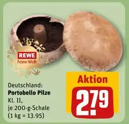 REWE DE Portobello Pilze, EUR 2.79 tilbud