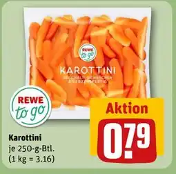 REWE DE Karottini, EUR 0.79 tilbud
